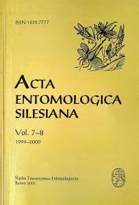Acta Entomologica Silesiana, vol. 7-8